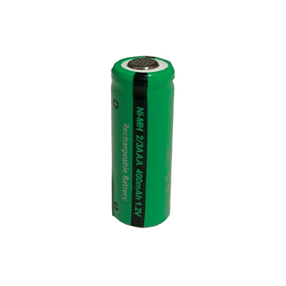 12Pcs Pkcell 1.2V Nimh 2/3AAA Batterijen 400Mah Ni-Mh Oplaadbare Batterij Geen Tab Platte Top