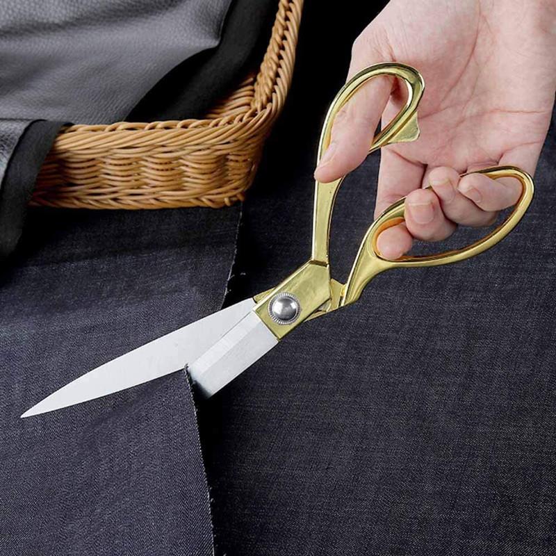 Tijeras profesionales a medida de acero inoxidable, accesorios de costura