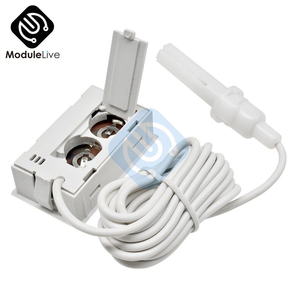 Mini Probe Digital LCD Thermometer Hygrometer Humidity Temperature Meter Indoor Digital LCD Display White Black