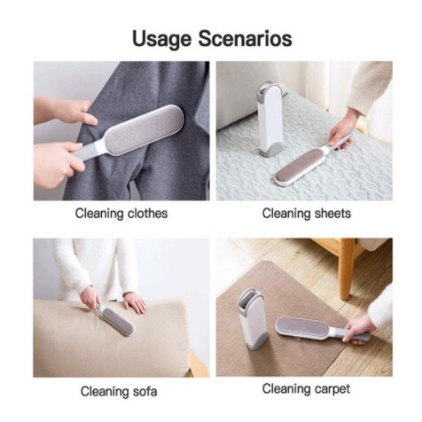 Pet Hair Remover Electrostatic Dust Cleaner Static Brush Cat Dog Hair Removal Brush for Clothes Hair Remover Cleaning Brushes