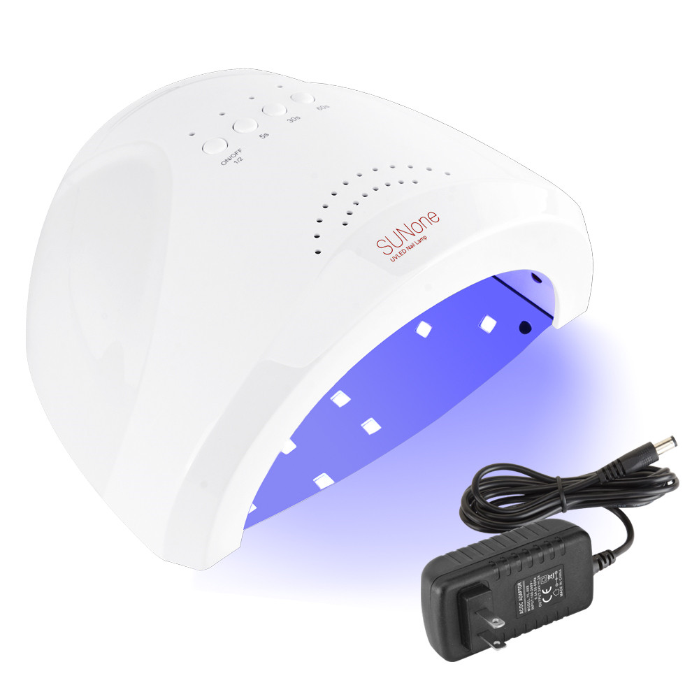 48 W/80 W Nagel Lamp Dual Uv Led Lamp Voor Nagels Manicure Drogen Gels Vernis Nail Droger Machine lampe Uv Gel Ijs Lamp Feecy X7 Plus: SunoneWhite US Plug