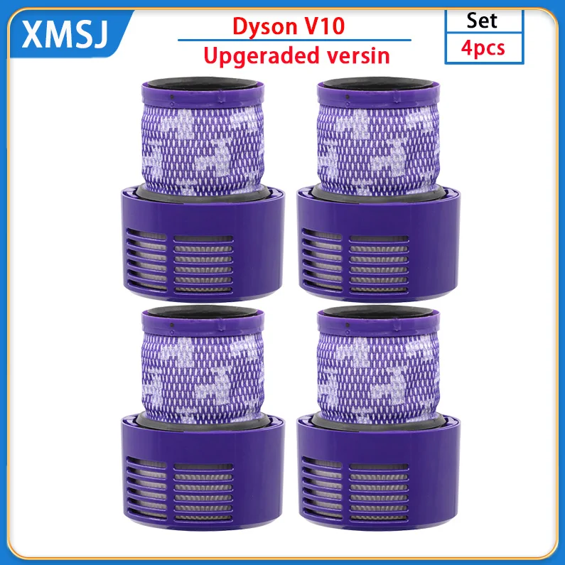 For Dyson V10 Filter Hepa Accessories Robot vacuum cleaner SV12 washable filter Replacement cleaning Spare Parts: light green