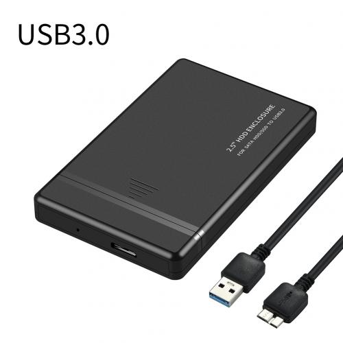 Boîtier de station d&#39;accueil pour disque dur Sata vers USB 2.5, boîtier adaptateur pour disque dur Mobile, USB 2.0, USB 3.0 3.1: Black USB3 0