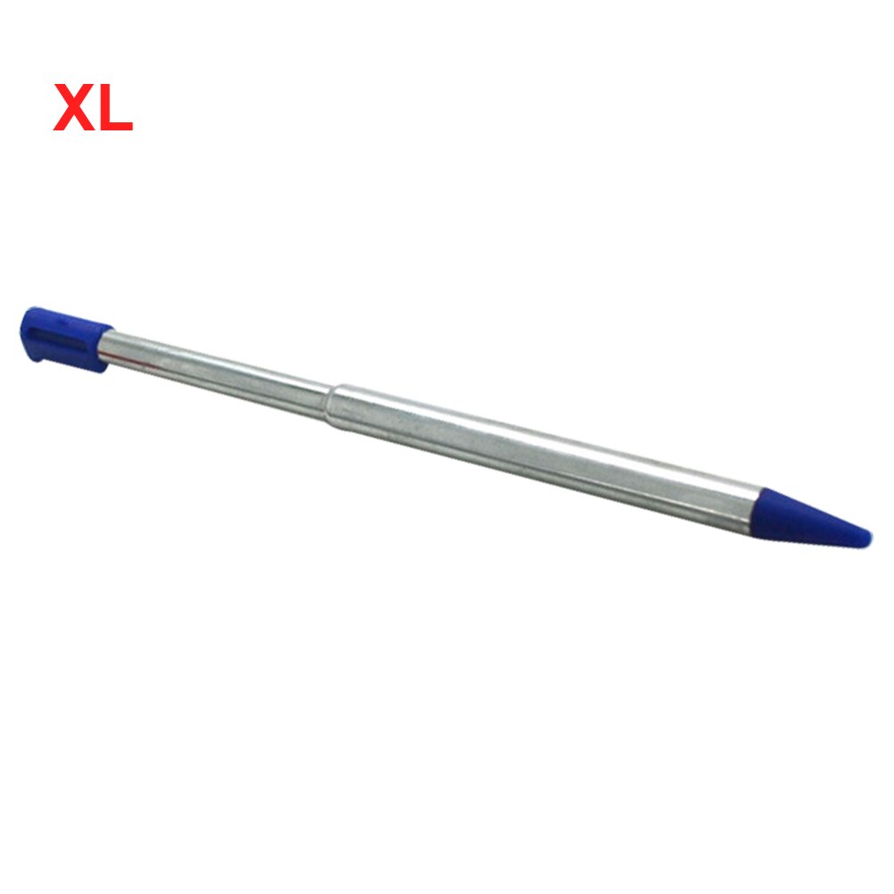 Lápiz Stylus escritura portátil extensible asistente piezas de repuesto consola de juegos Metal práctico para L I DS XL: Blue XL