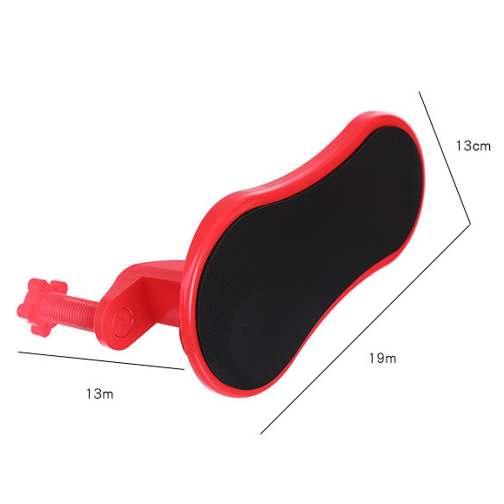 Office Desk Attachable Wrist Rest Rotated Computer Arm Support Mouse Pad Red Black Rotating computer arm bracket #30