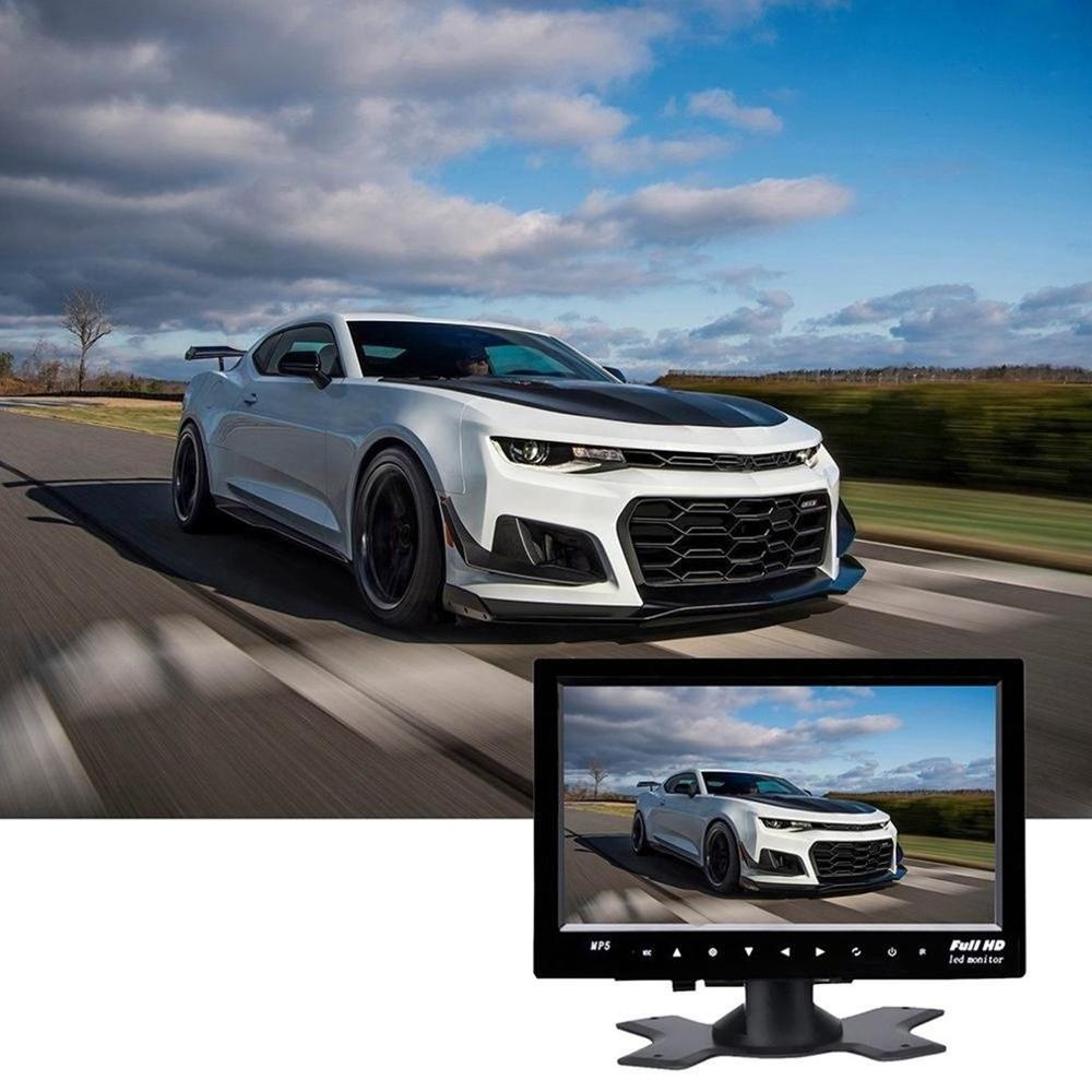 7-Polegada ultra-fino mp5 monitor de mesa suporte de exibição do carro suporte de exibição vários idiomas 16:9/4:3 conversão