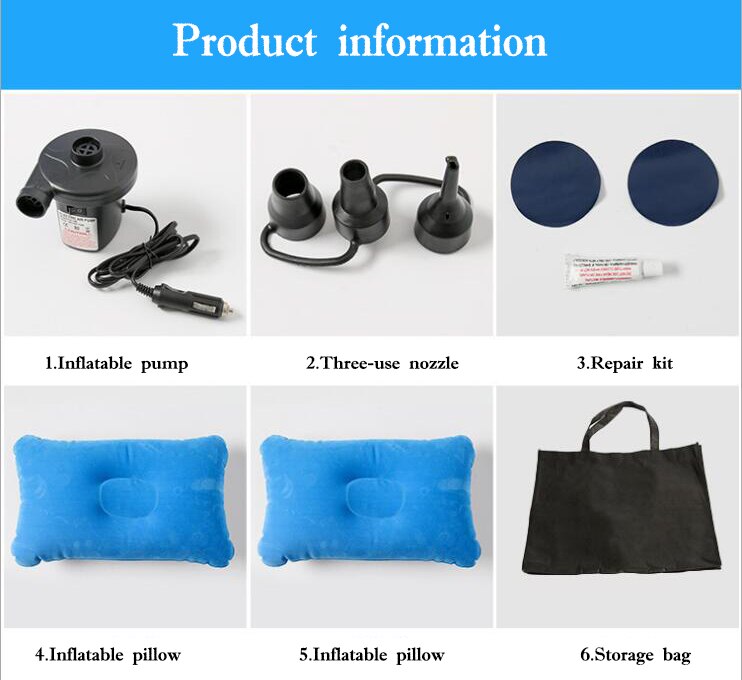 Air cushion sheets for people home Double air mattress plus atmospheric cushion thick outdoor portable air bed