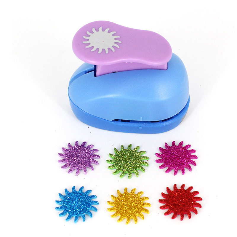 Paper Puncher Paper Cutter DIY Craft Hole Punch Kids Scrapbook Flowers Punch Scrapbooking Punches Embossing 2.5cm: Dark Khaki