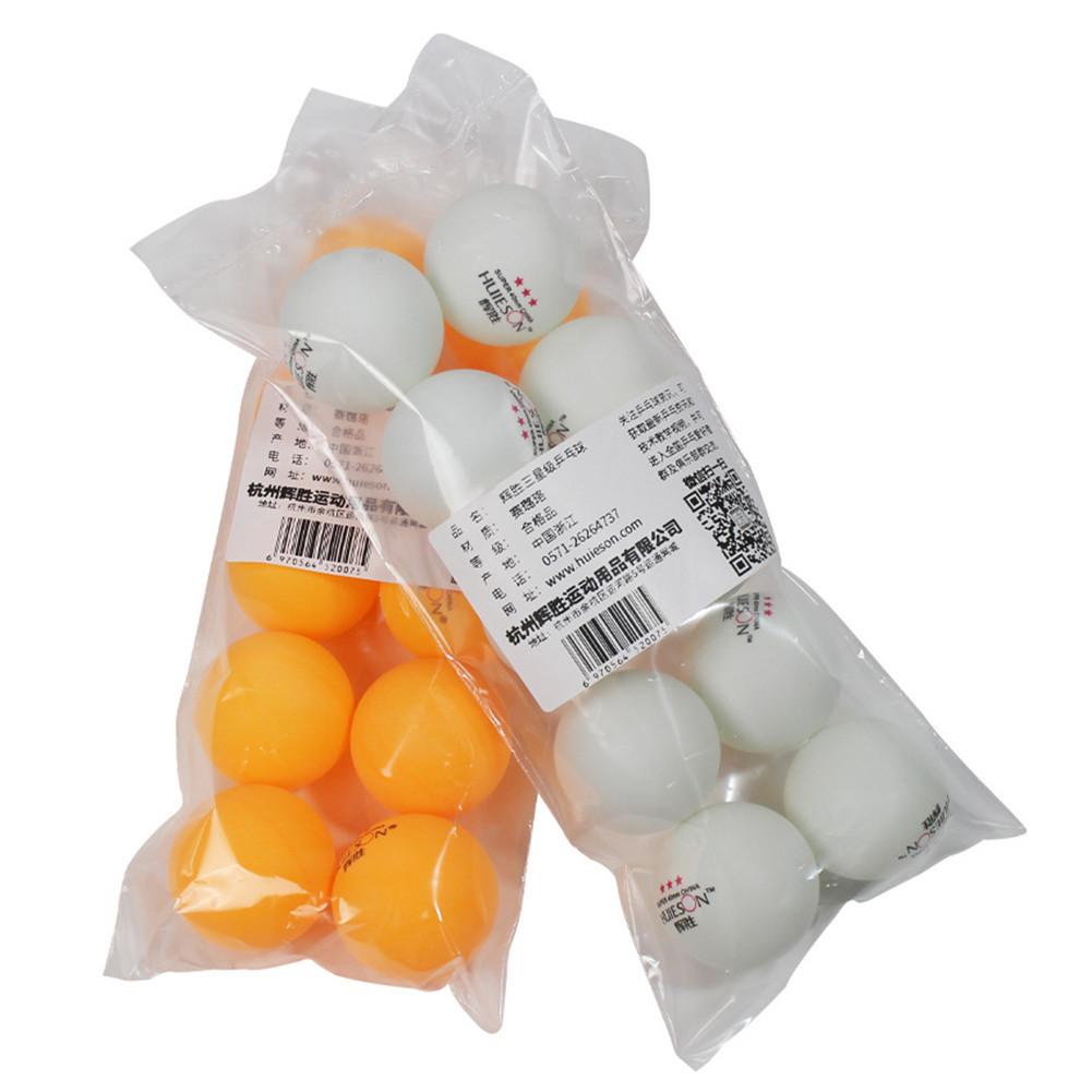10pcs Material Table Tennis Ball 40+mm Diameter 2.8g 3 Star ABS Plastic Ping Pong Balls For Table Tennis Training
