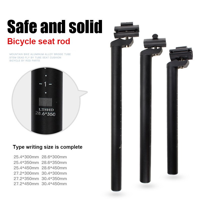 Aluminium Legierung Mountainbike Sattelstütze Straße Fahrrad Sattelstütze 25,4/28,6/31,8 FG66