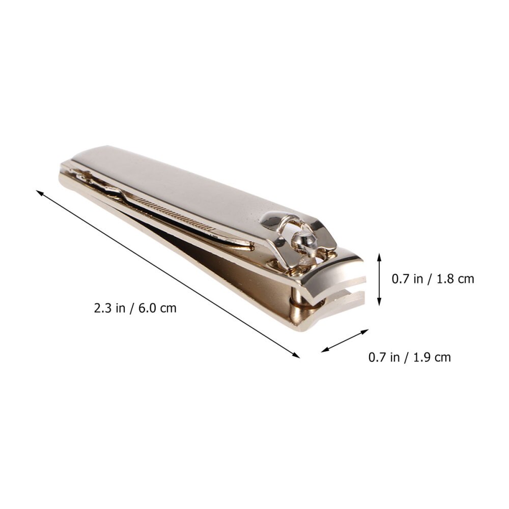 Stainless Steel Nail Scissors Nail Shop Special Manicure Tools Multifunction Nail Clippers(Golden)