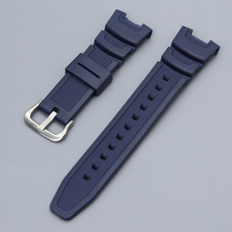 Für Casio SGW100 Harz Armbinde Geeignet SGW-100 Männer Gummi Wasserdichte Sport Gurt Ersatz Armbinde Uhr Zubehör: Blau Rosa