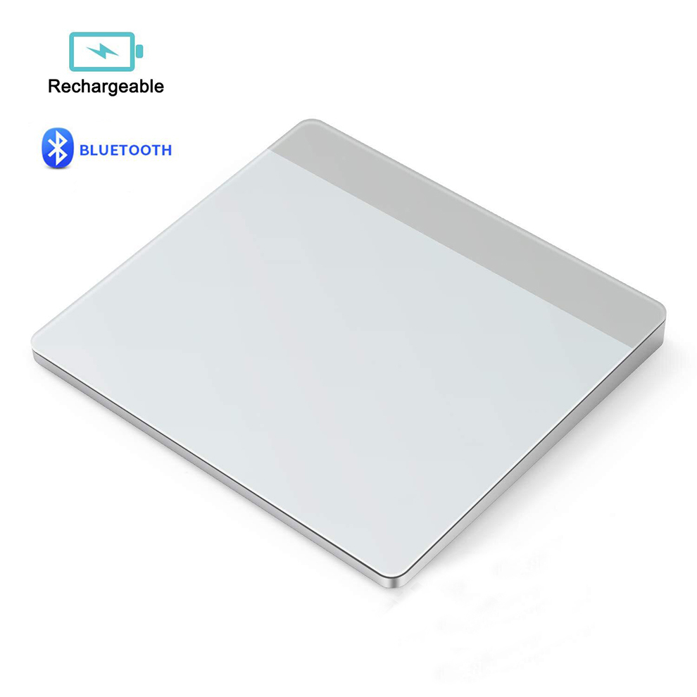 Bärbar usb-mus med trådbunden styrplatta i aluminium med multitouch-navigering för windows 7/10 bärbar dator stationär dator: Grön