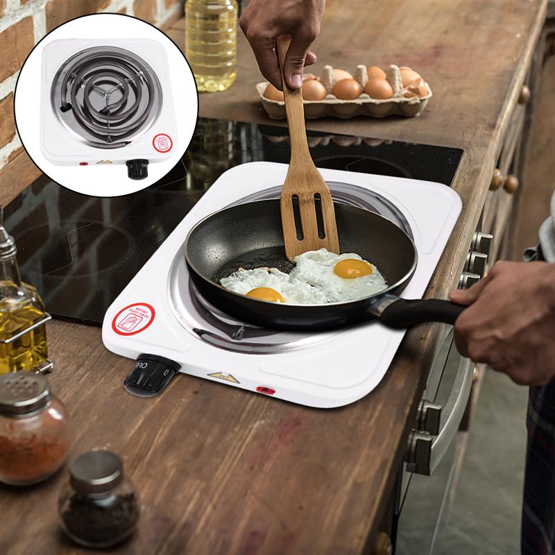 1000W grzejnik elektryczny piec praktyczny grzejnik elektryczny pojedynczy palnik podgrzewacz palnik robić podróży kuchnia kemping Dom (wtyczka nas/EU)