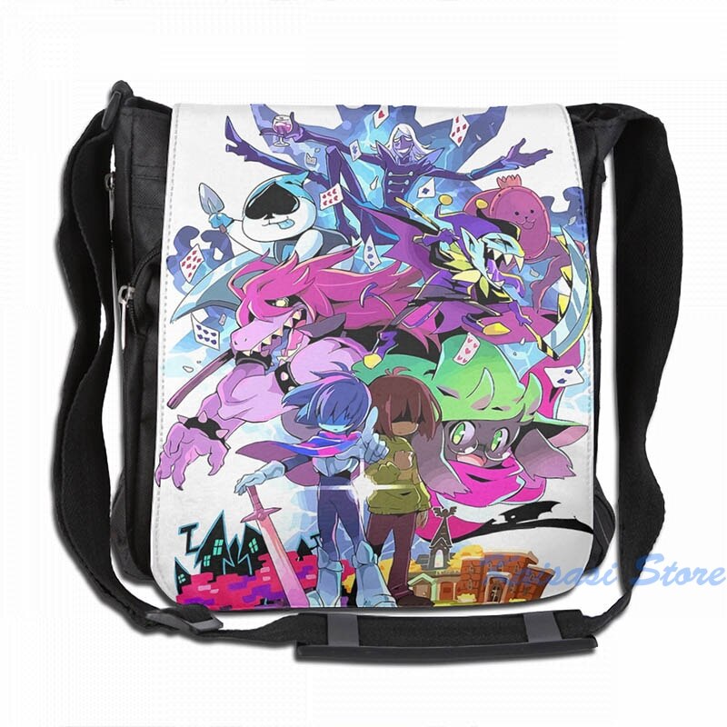 Funny Graphic print Deltarune - Adventure USB Charge Backpack men School bags Women bag Travel laptop bag