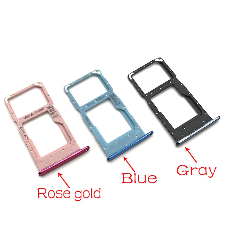 For Huawei P Smart / honor 10 lite SIM Card Tray Slot Holder Adapter Accessories