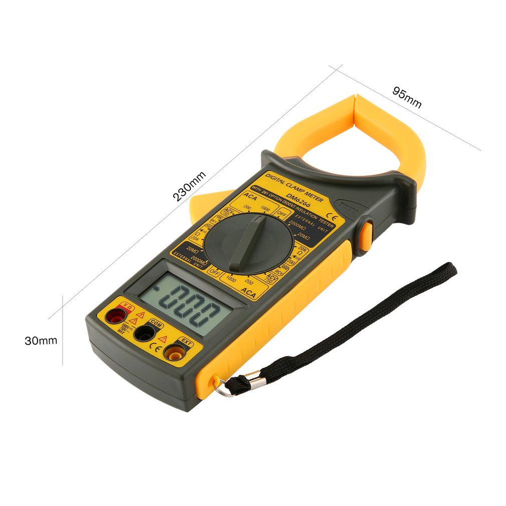 DM6266 2000 Counts Digital Clamp Meter Digital Amm... Grandado