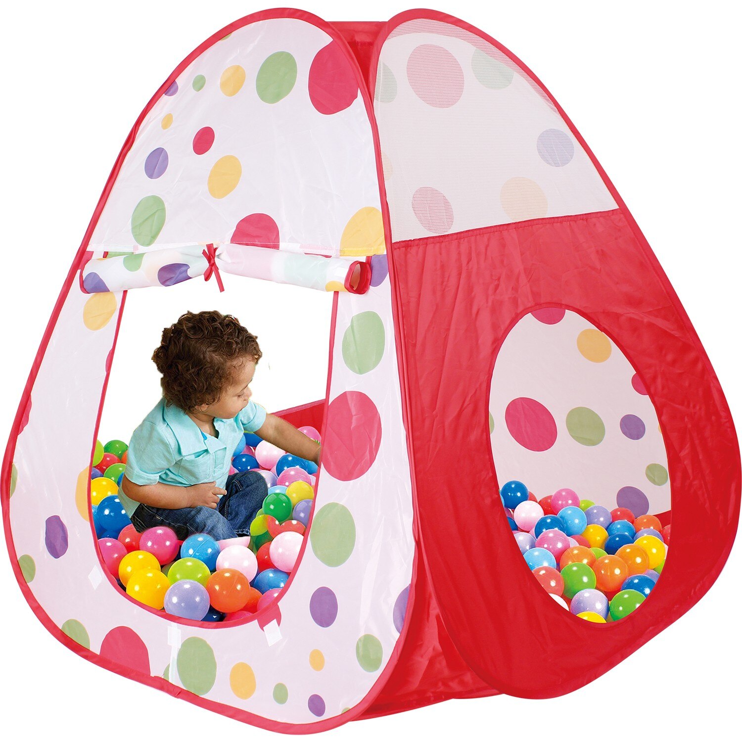 Children’s Tent Wigwam Easy to Install House For Children Tent Portable Teepee Tents Indoor Play House Infant Large Baby Teepee: Red