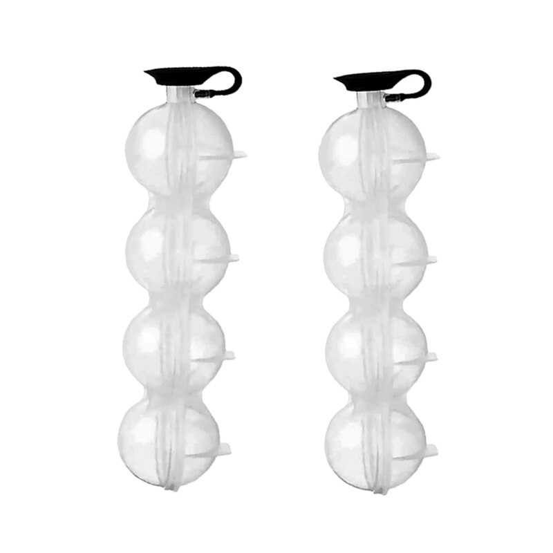 4 wnęka kula Whisky lody forma w kształcie kuli okrągłe galaretki Icecube producent formy DIY Cocktai hokej zrobić narzędzia dla domu bar impreza: 2 szt