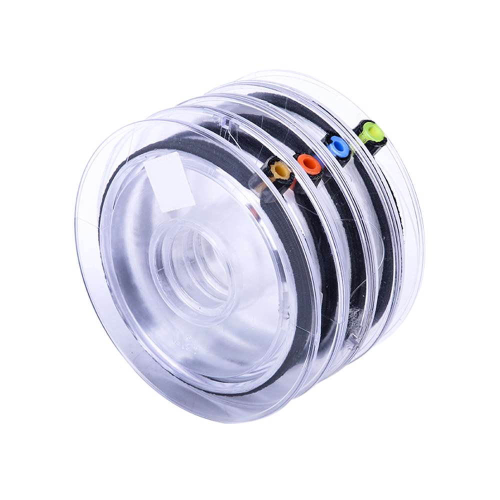 4pcs Tippet Spool Tenders Fly Fishing Line Leader Tippet Accessories With Elasticity Tippet Rings