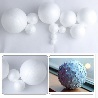 DIY Round Styrofoam Balls Christmas Ball White Modelling Polystyrene Foam Craft Balls Christmas Decorations Wedding Party