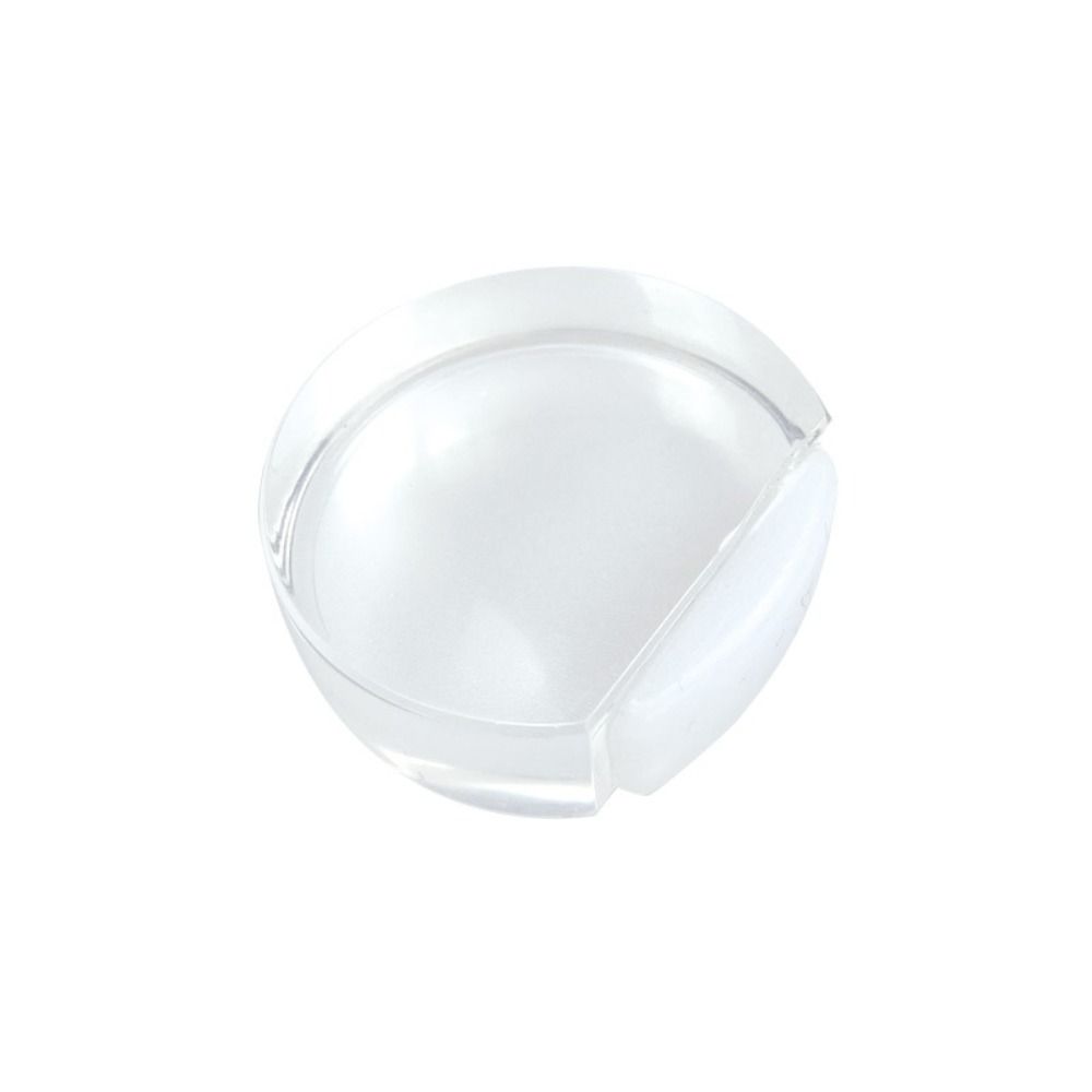 Anti-collision Self Adhesive Transparent Door Stopper Non Perforated Light Weight Silicone Door Stop D Shape PVC Door Block Door: Default Title