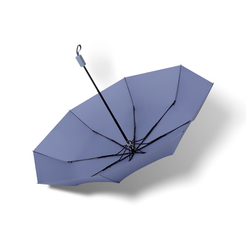Paraguas de lluvia portátil para hombre y mujer, sombrilla de Anti UV, a prueba de viento, plegable, 8 varillas