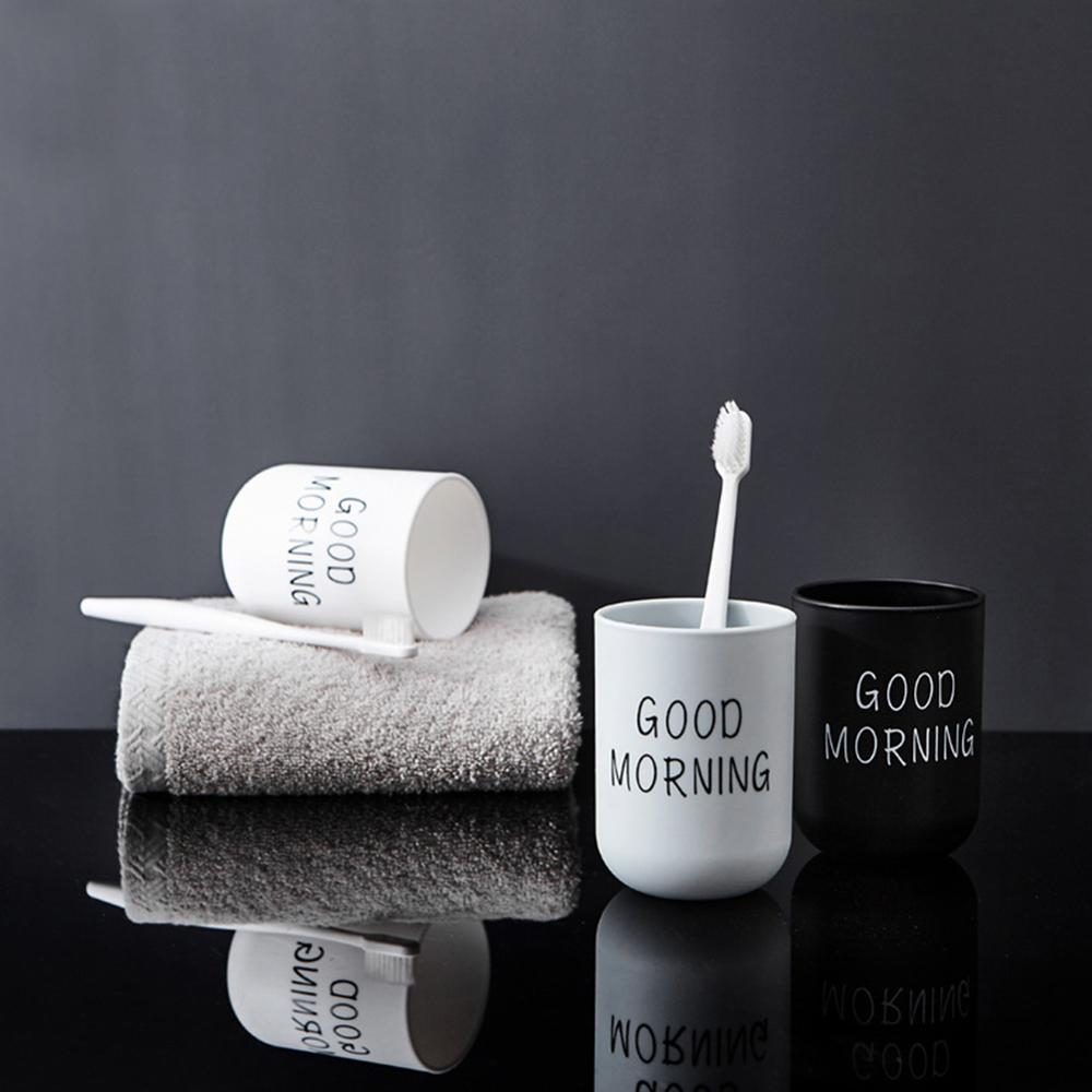 Nordisk stil rejse bærbar vaskekop par badeværelse sæt plast tandbørsteholder tandbørste opbevaring arrangør kop