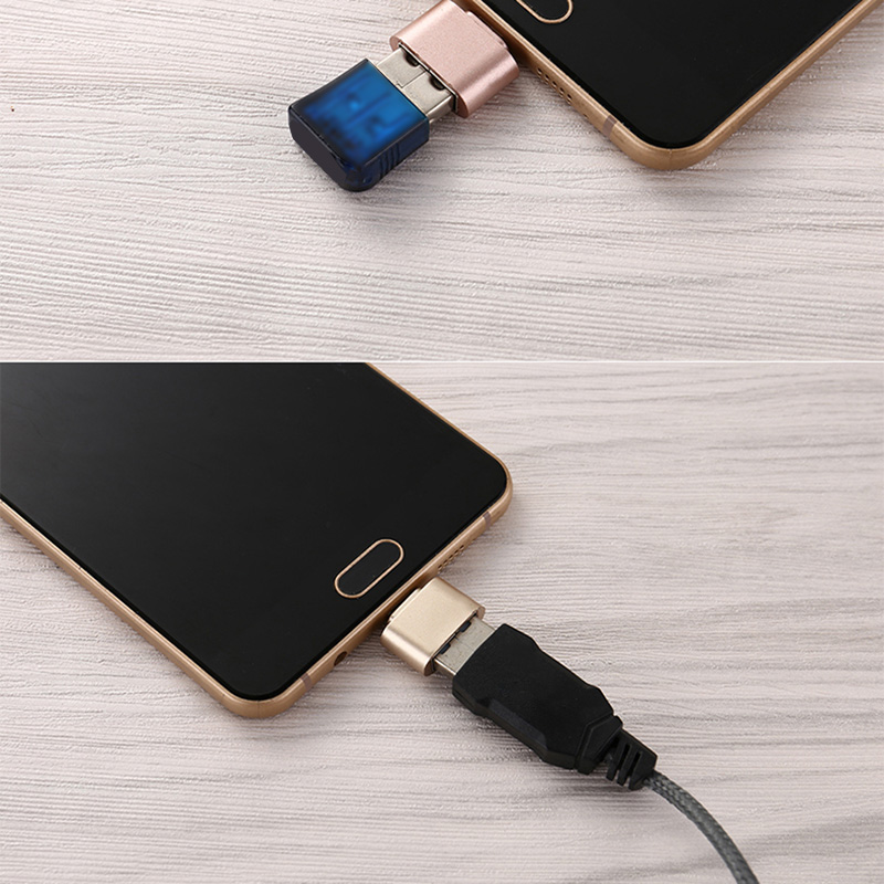 1/2/4Pcs USB Type-C OTG Adapter for Huawei P50 P40 P30 P20 Pro Lite Honor 50 30 20 Pro Mate 20 30 40 Nova 5T USB-C OTG Converter