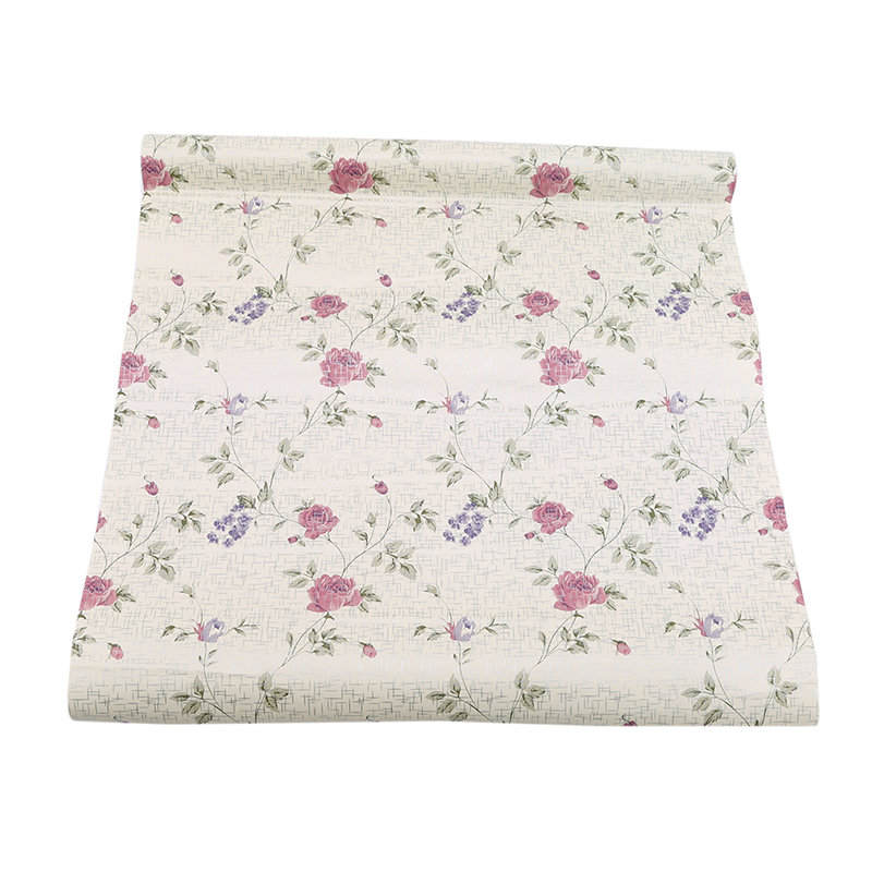 Kitchen Drawer Liner Cabinets Pad Paper Cupboard Placemat Household Wardrobe Pad Thick Waterproof Shelf Liner Shoes Cabinet Mat: Elegant peony