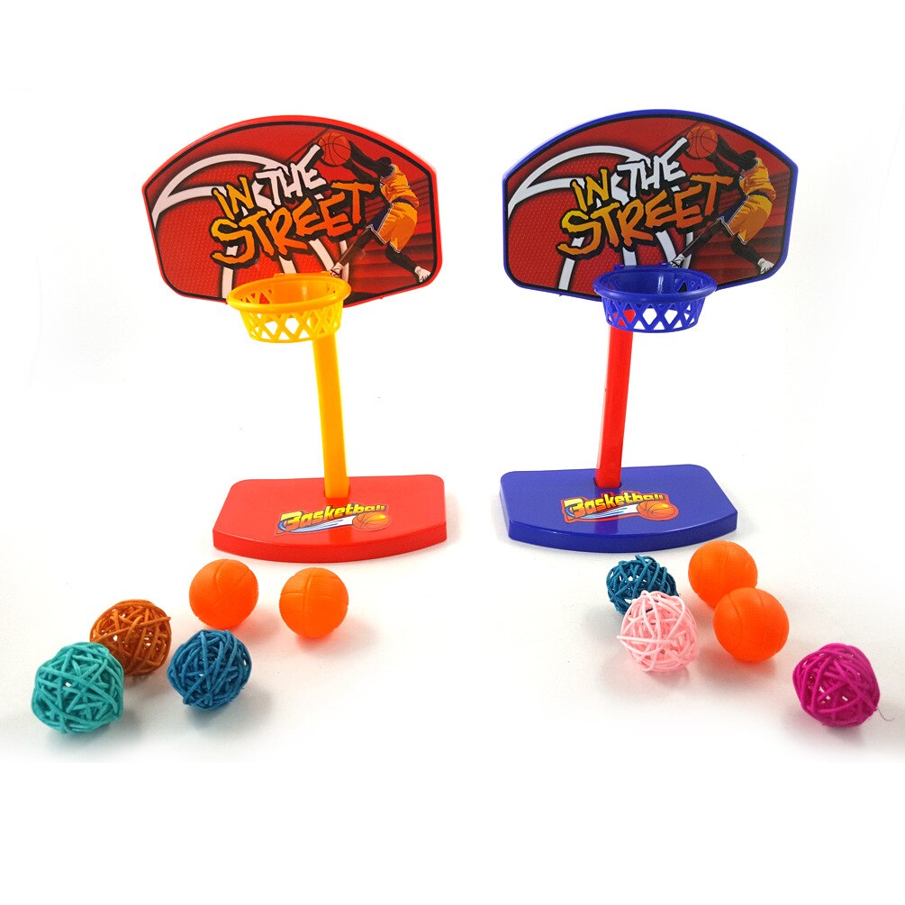 Mini aro de baloncesto divertido, juguete para disparar para loro, rompecabezas de inteligencia, juego de desarrollo, juguetes para masticar, artículos para aves de compañía