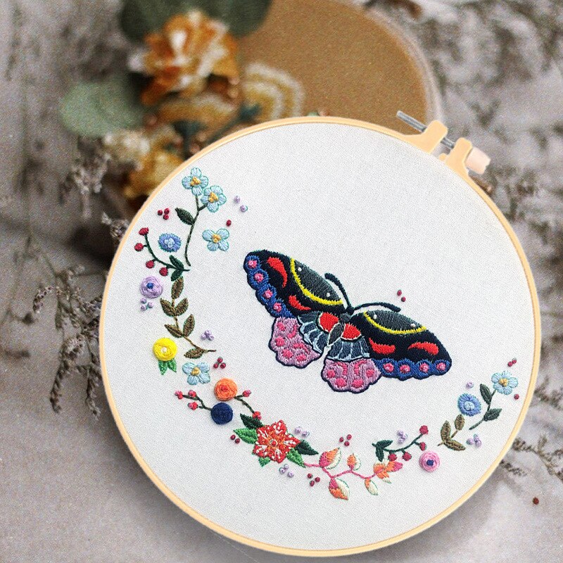 Borduren Met Hoepel Dieren Diy Handwerk Handwerken Voor Beginner Borduurpakketten Schilderen Naaien Lint Arts Home Decor