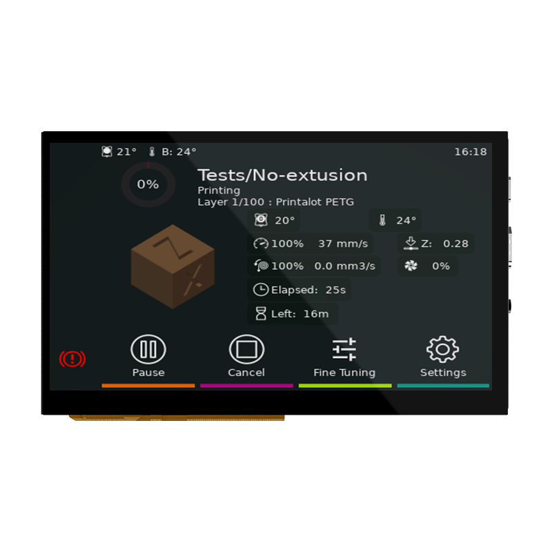 BIGTREETECH HDMI7 HDMI5 Touchscreen 7 '' 1024x600 HDMI IPS Display Capacitief voor Raspberry Pi4 Mini PC Monitor 3D Printer Onderdelen