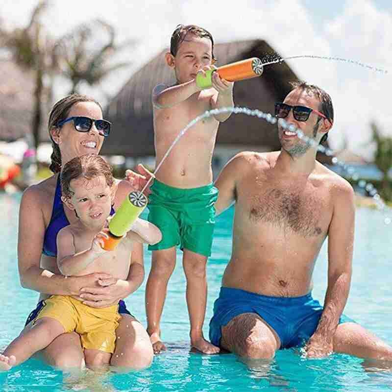 Foam EVA Sponge Water Gun Children's Water Plastic Sprinklers Beach Party Toys Pull-out Children's Beach Play Toys