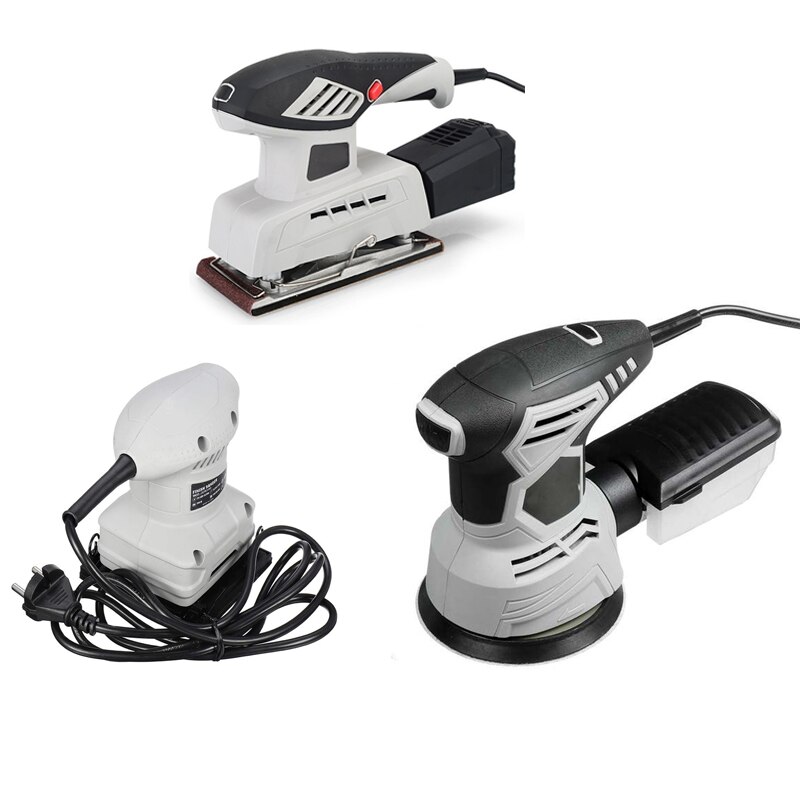 Electric Wood Sander Furniture Metal Polisher Sander Woodworking Tools Paint Grinder Buffer Grinding Machine Home DIY
