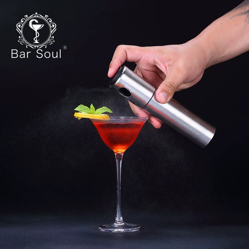 Bar Soul Cocktail Aroma Fles Diverse Kleuren Spary Fles Kruiden Fles Oranje Smaak Professionele Barman Gereedschap