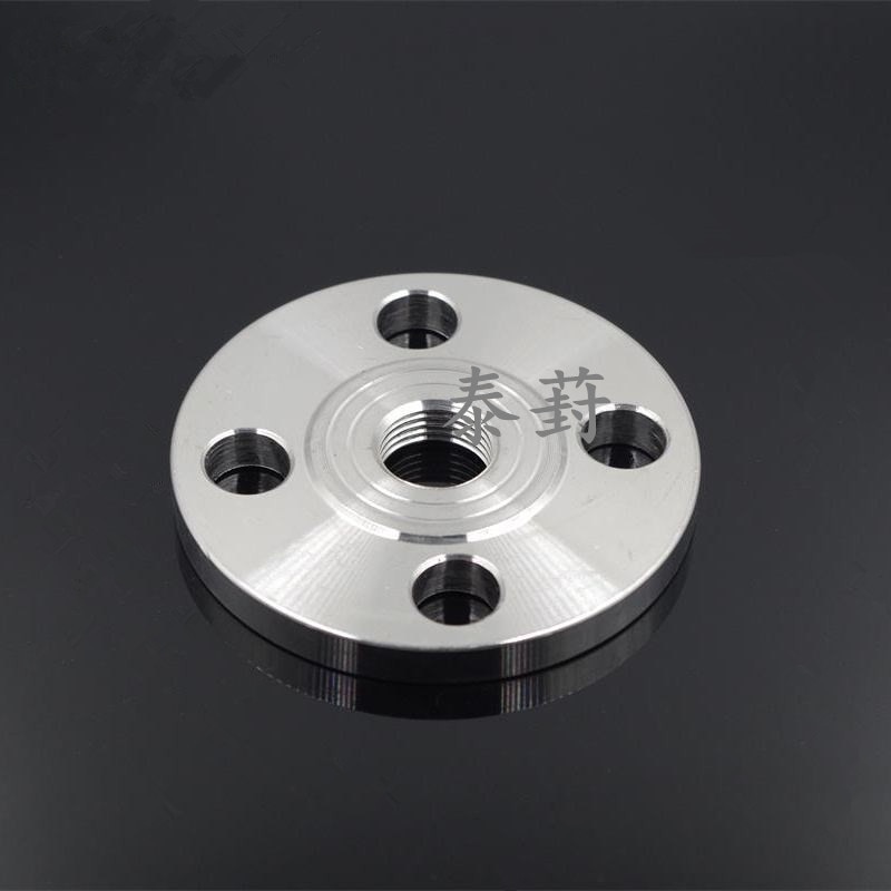 304 Stainless Steel PN10 Plated Flange Internal thread With Four Bolt Holes DN15 Flange