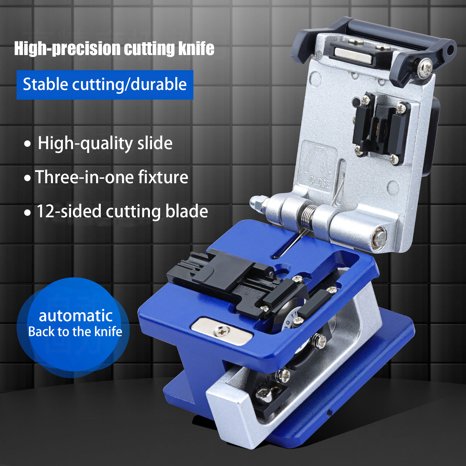 Hoge Precisie FC-6S Glasvezel Cleaver 5,0000 Keer Glasvezel Snijgereedschap 12 Oppervlak Mes Gereedschap