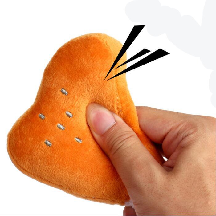 4pc Lustige Mini Plüsch quetschen Spielzeug Orange Huhn beine Karotte Klang Spielzeug Obst Lebensmittel für freundlicher erwachsene Anti betonen spielzeug Werkzeug YJN