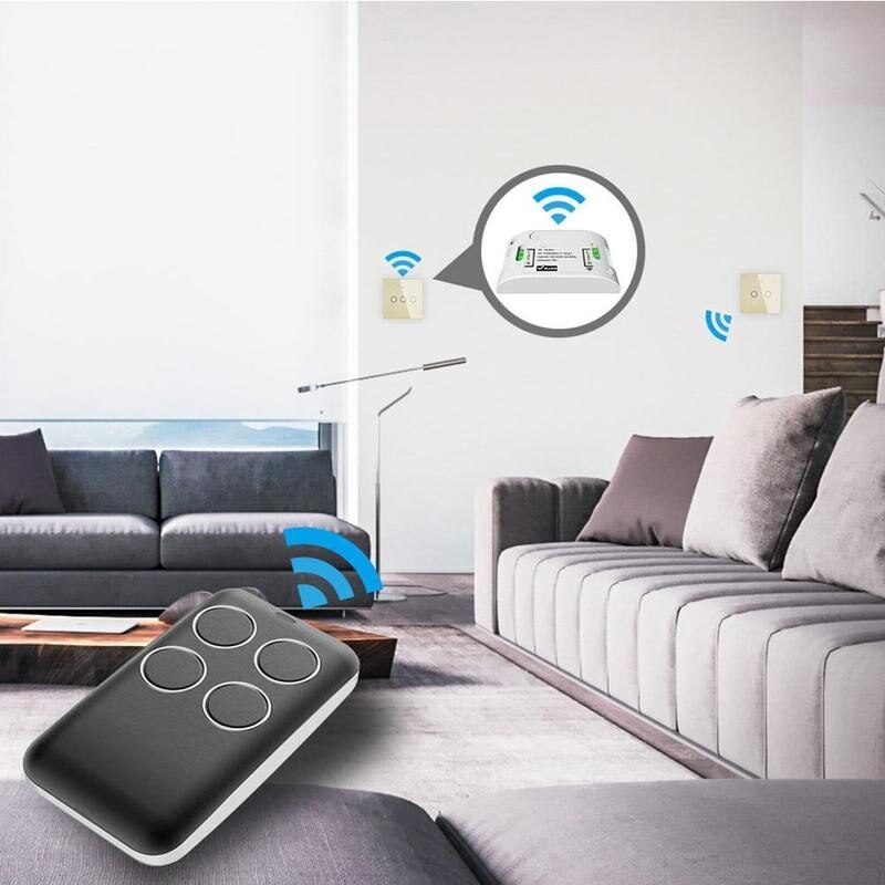 433mhz 4 Channel RF Remote Control Wireless Cloning Home Door RF Accessories Controller Key Electric Control Remote Gate Re B4L4