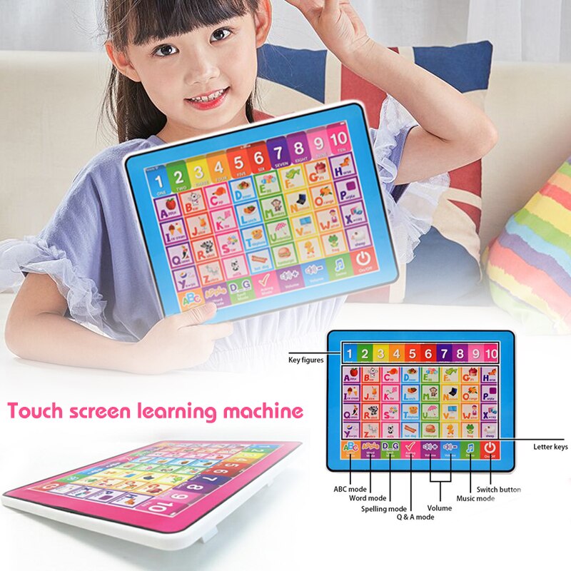 Kind Kids Computer Tablet Chinese Engels Leren Studie Machine Educatief Speelgoed Cadeau Voor Kinderen Grappig Kind Kinderen Computer Speelgoed