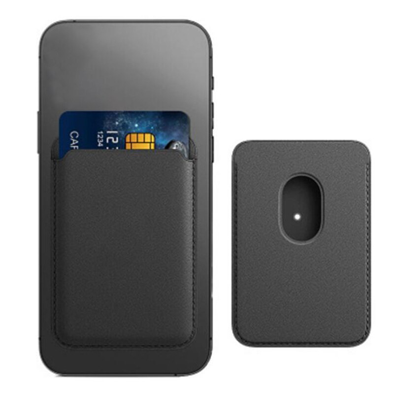 1pc magnetische portemonnee kaarthouder luxe leren magnetische telefoonhoes