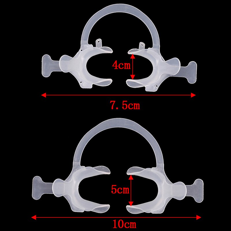 Dental kind lip retractor mundåbner c-form store og små størrelser med håndtag: Små og store 2 stk
