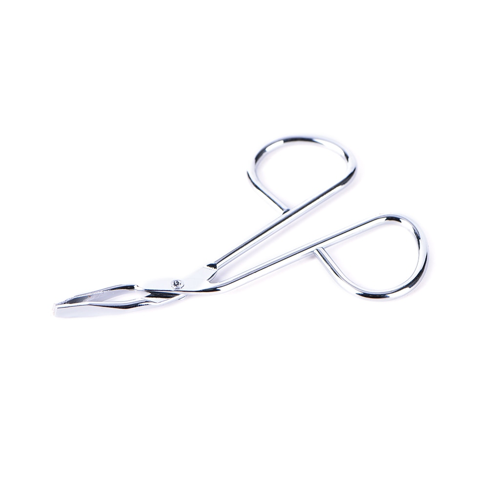 Hair Remove Scissors Flat Tip Eyebrow Tweezer Clamp Clipper