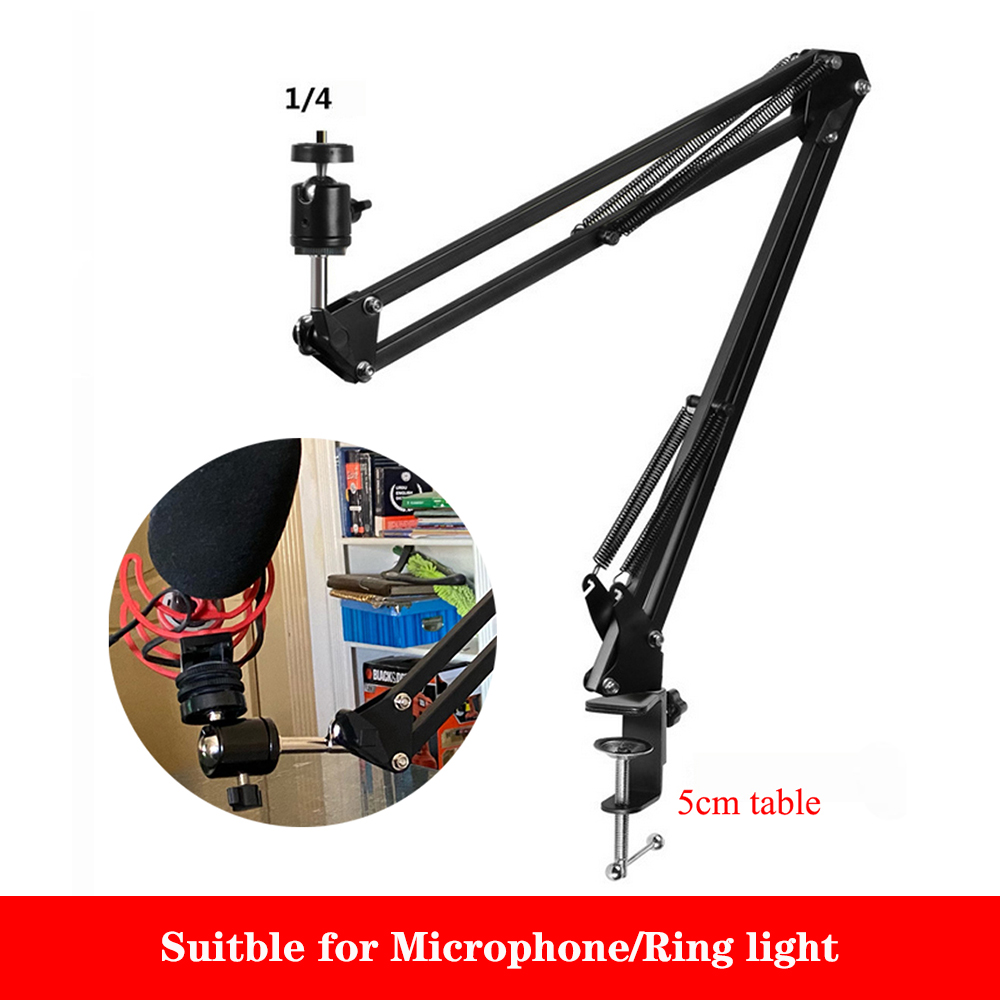 Arm Halfter Fotografie Stativ für Kamera Stativ Tisch Stehen Halterung Ring Licht Ball Kopf Fotografie LED Selfie Lampe Telefon Clip: mit runden Tabelle
