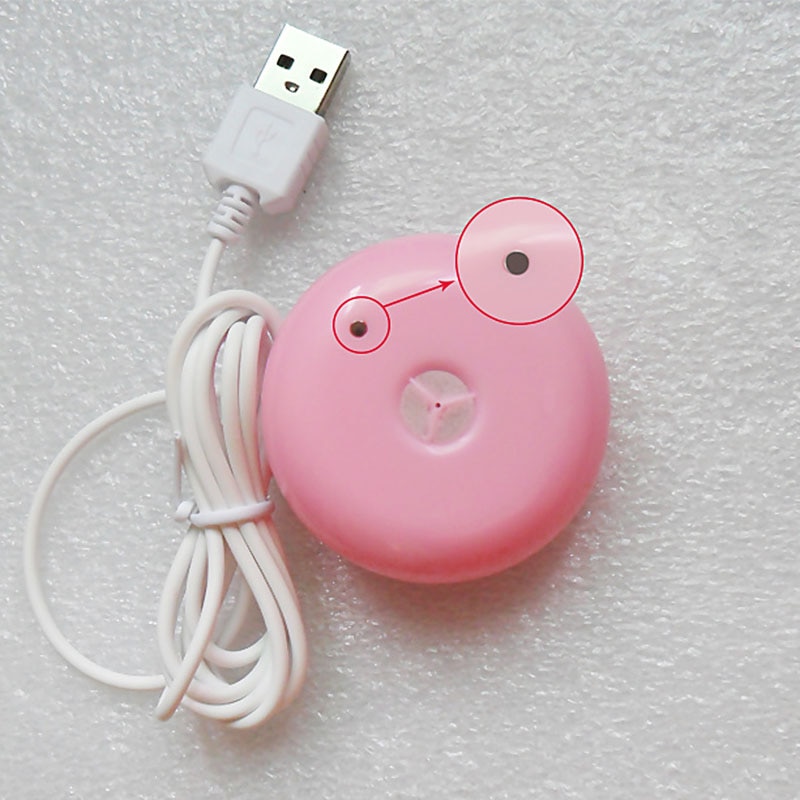 Mini Portable Donuts USB Air Humidifier Purifier Aroma Diffuser Steam