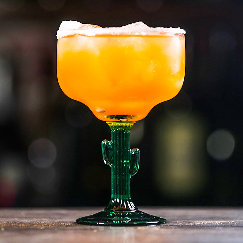 Gobelet à Cocktail en verre pour Cocktail, avec Cactus du mexique