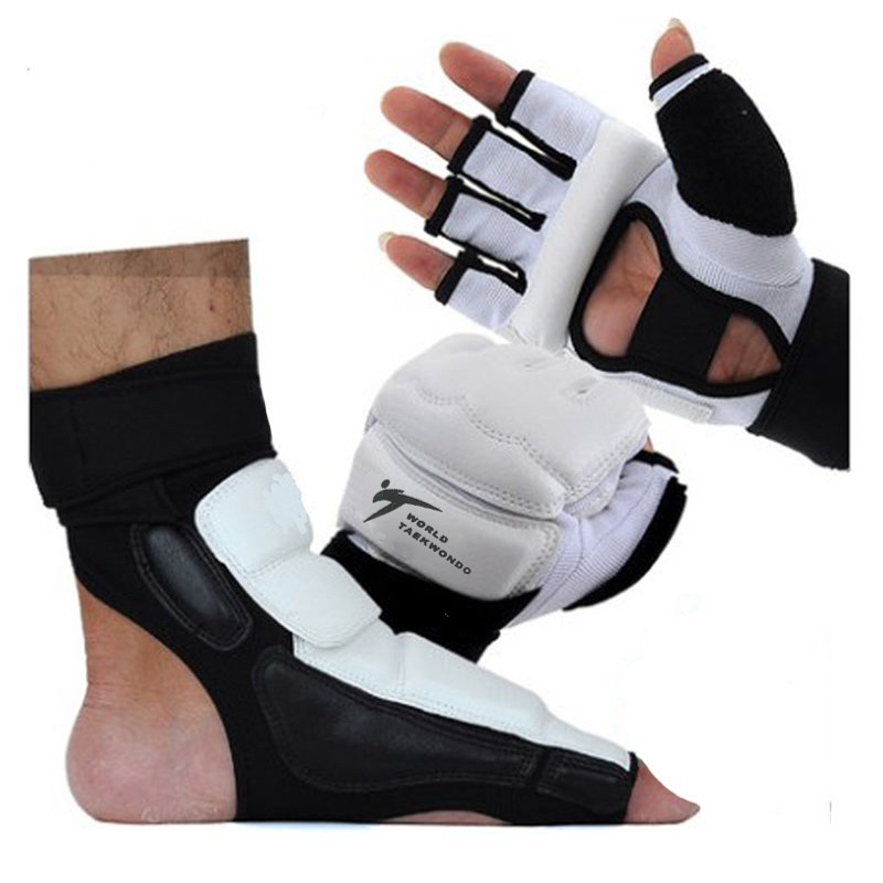 Produkt taekwondo wt ankel handskydd skydd karate utrustning handflatsskydd skydd boxning handske fotskydd kostym