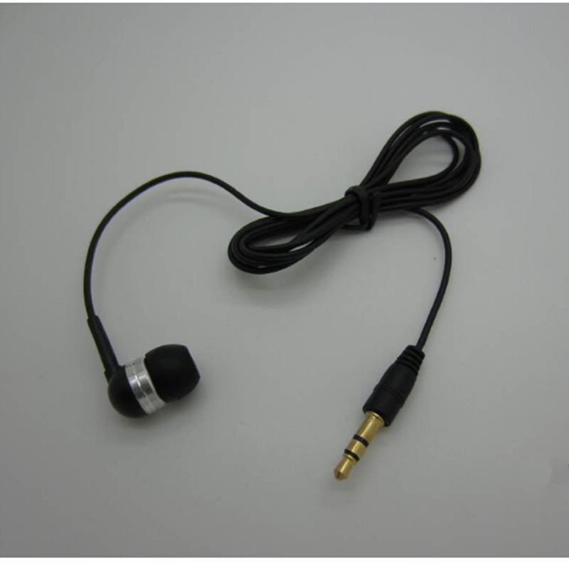 3.5mm Enkelzijdig Mono Oortelefoon In Ear Oordopjes Headset voor Telefoon MP3