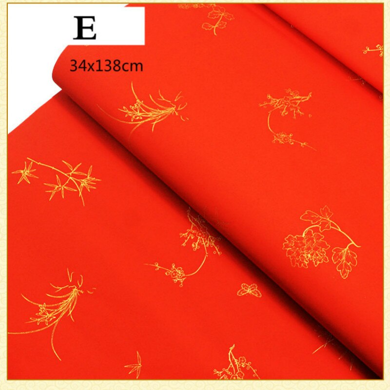Calligraphy Paper Chinese Rice Paper Xuan Paper for Paper Cutting Chinese Spring Festival Couplets Red Rice Papier Rijstpapier